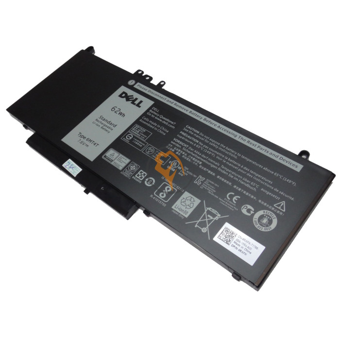 Оригінальна акумуляторна батарея для ноутбука Dell Latitude E5450 6MT4T 62Wh