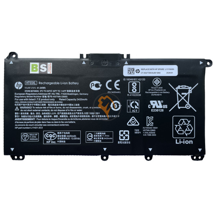 Оригінальна акумуляторна батарея HP 250 G7 HT03XL HSTNN-DB8R 41.04Wh