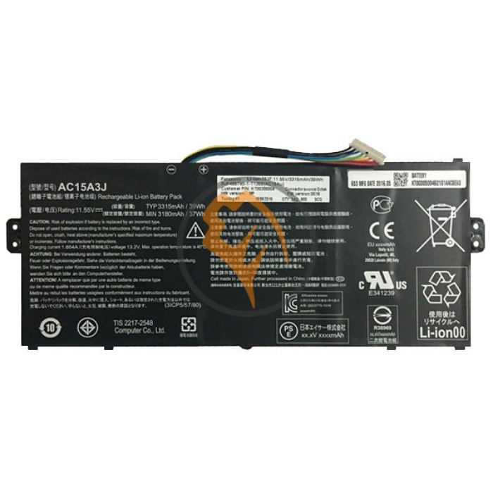 Оригінальна акумуляторна батарея Acer Chromebook AC15A3J CB3-131 39Wh