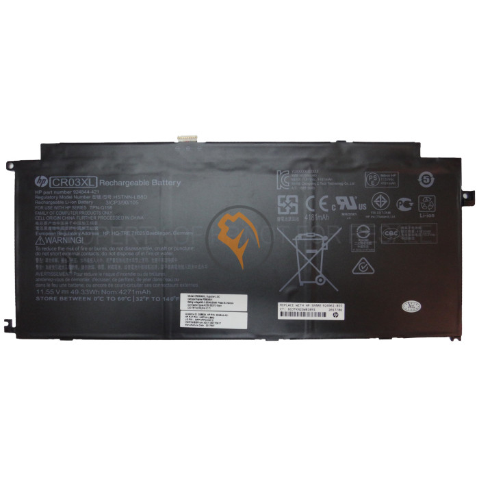 Оригінальна акумуляторна батарея HP CR03XL 924844-421 49.33Wh