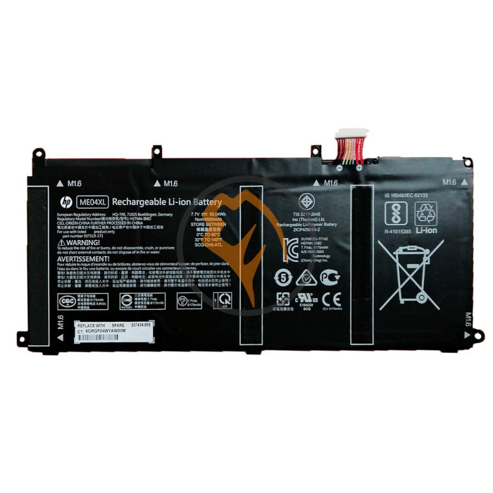 Оригінальна акумуляторна батарея HP ME04XL Elite x2 50.04Wh