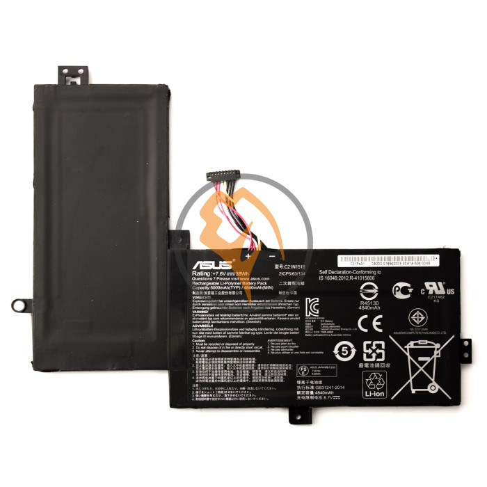 Оригінальна акумуляторна батарея Asus C21N1518 VivoBook Flip TP501 38Wh