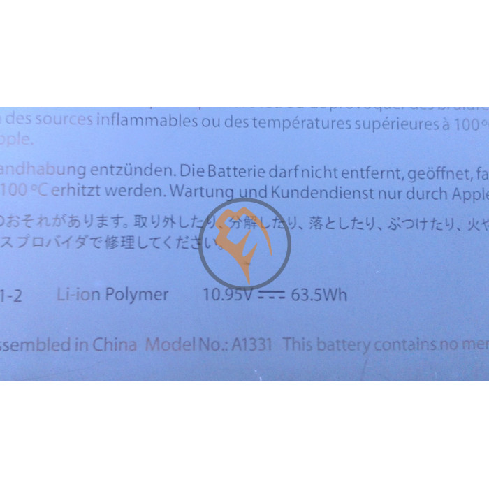 Оригінальна акумуляторна батарея Apple A1331 60Wh