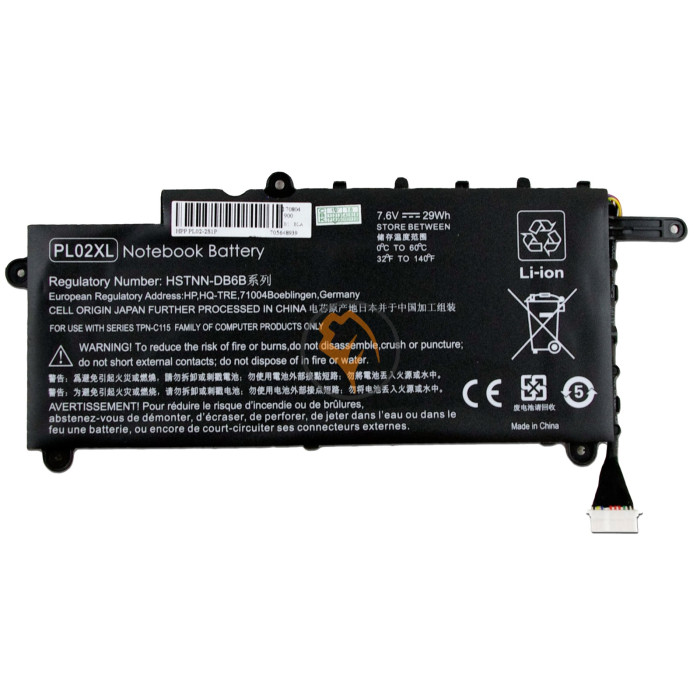 Акумуляторна батарея HP Pavilion PL02XL 3800mAh