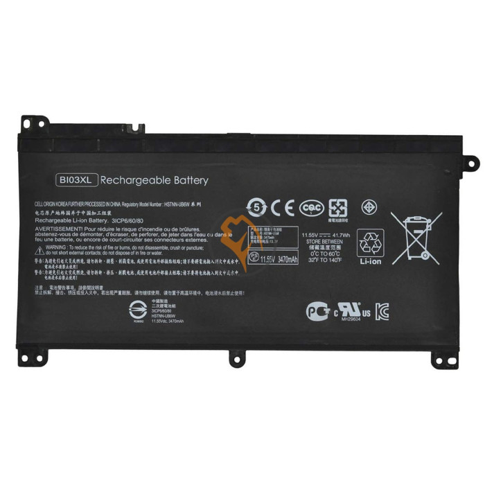 Акумуляторна батарея HP BI03XL TPN-W118 3400mah