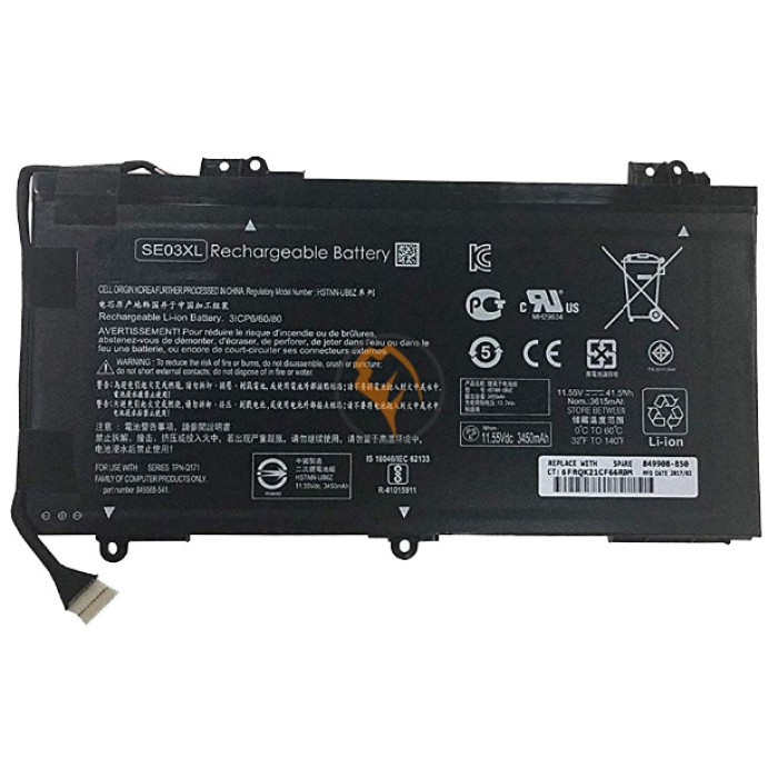 Акумуляторна батарея HP SE03XL Pavilion 14 3600mah