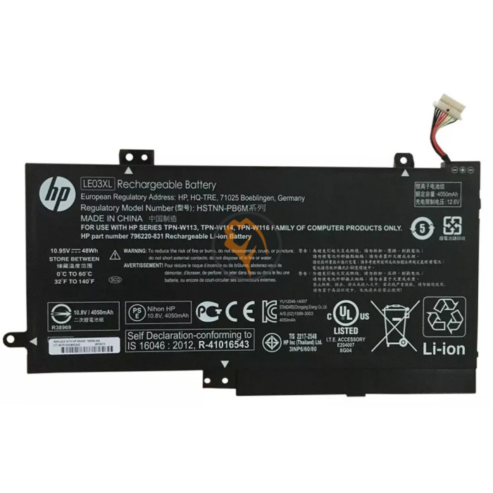 Оригінальна акумуляторна батарея HP Envy X360 LE03XL 48Wh
