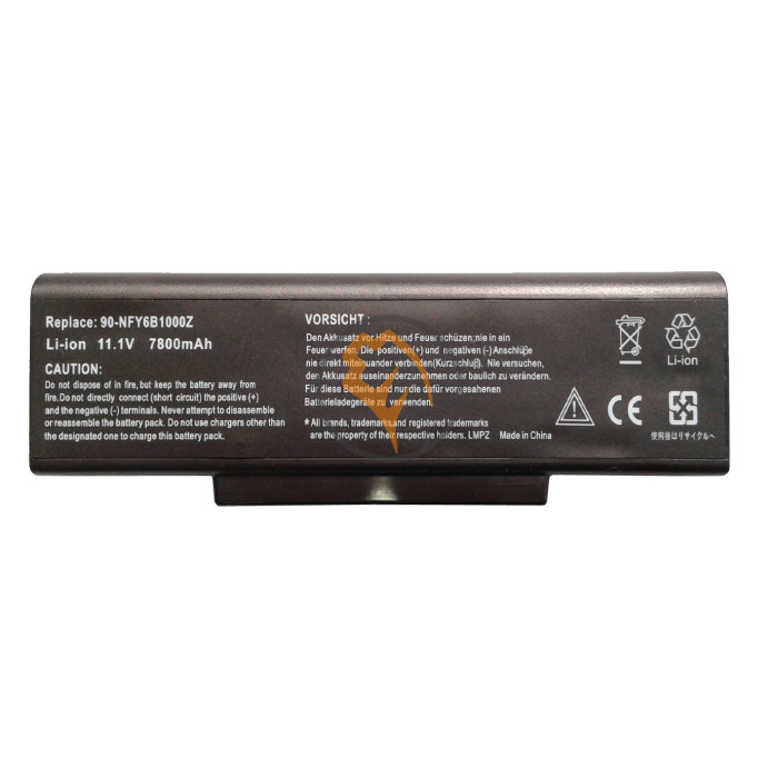 Акумуляторна батарея Asus A32-F3 7800mAh