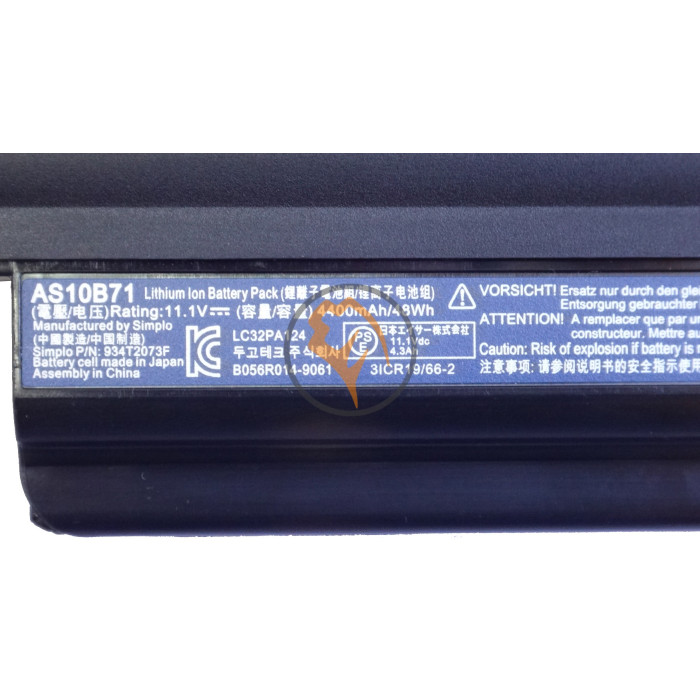 Оригінальна акумуляторна батарея Acer AS10B31 47Wh
