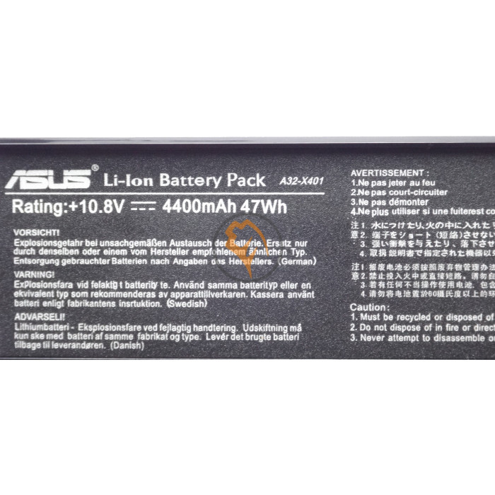 Оригінальна акумуляторна батарея Asus A32-X401 47Wh 