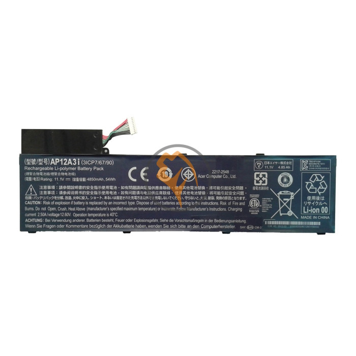 Оригінальна акумуляторна батарея Acer AP12A3i Aspire M3-581TG 54Wh