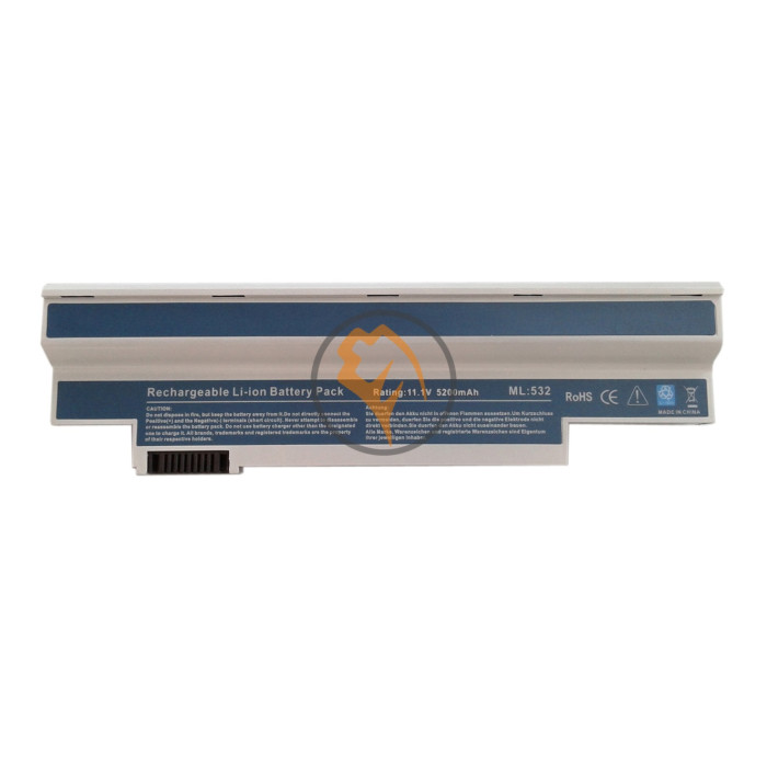 Акумуляторна батарея Acer UM09H31 Aspire one 532h білий 5200mAh