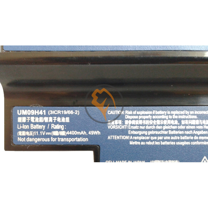 Оригінальна акумуляторна батарея Acer UM09H31 Aspire one 532h 4400mAh