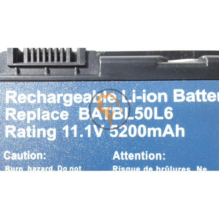 Акумуляторна батарея Acer BATBL50L6 Aspire 3100 11.1V 5200mAh