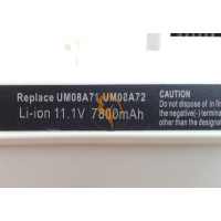 Акумуляторна батарея Acer UM08A31 Aspire One білий 7800mAh