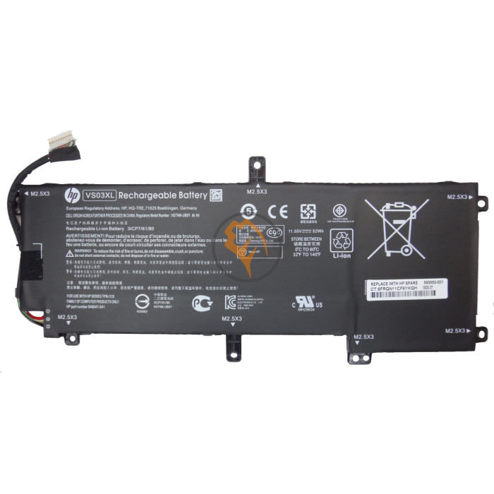 Оригінальна акумуляторна батарея HP VS03XL Envy 15-AS 15-AS014WM 52Wh