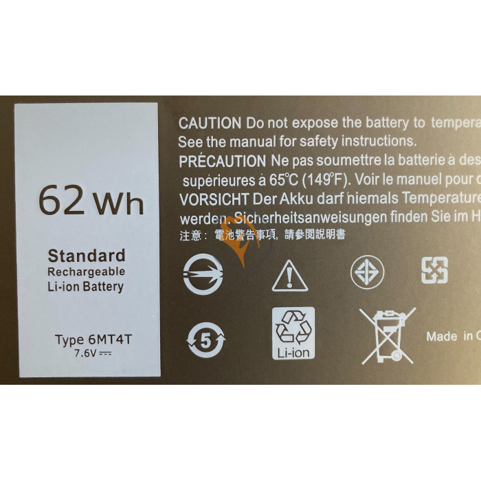 Акумуляторна батарея Dell Latitude E5470 6MT4T 7750mah
