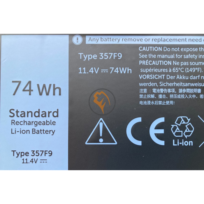 Акумуляторна батарея Dell 357F9 Inspiron 15 7000 6330mahr