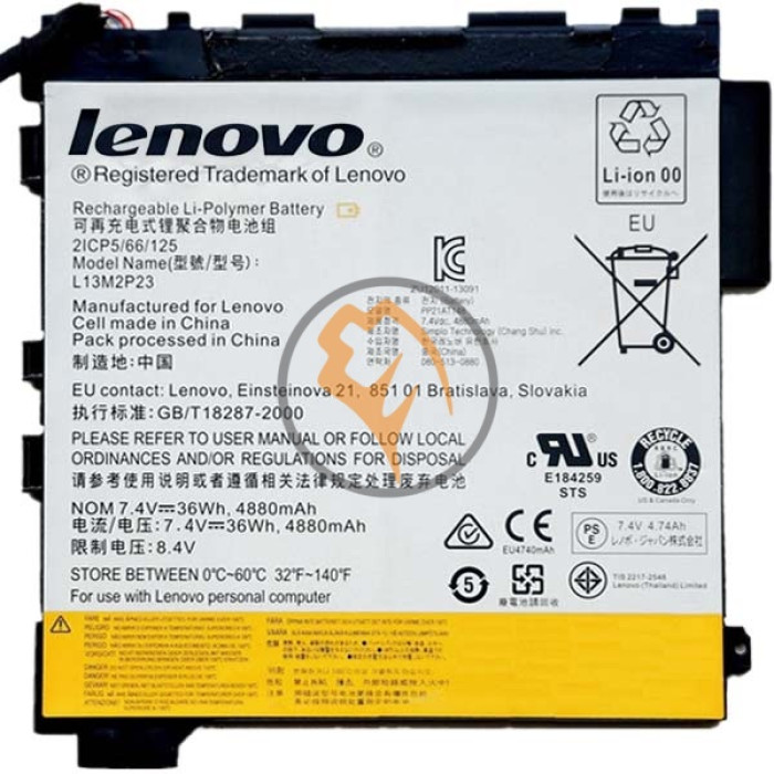 Оригінальна акумуляторна батарея Lenovo L13M2P23 Miix 2 11 36Wh