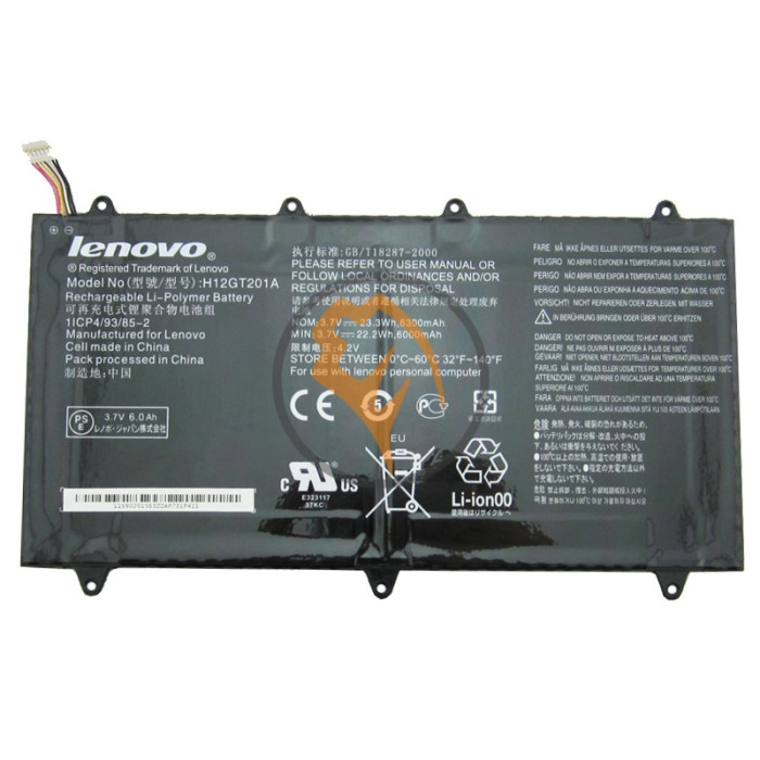 Оригінальна акумуляторна батарея Lenovo H12GT201A IdeaTab A2109A 23.3Wh
