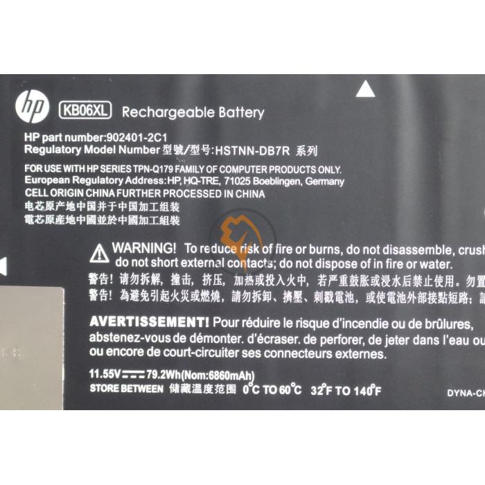 Оригінальна акумуляторна батарея HP Spectre x360 15-BL KB06XL 79.2Wh