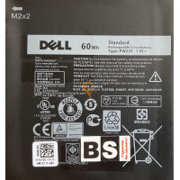 Оригінальна акумуляторна батарея Dell XPS 9360 PW23Y 60Wh