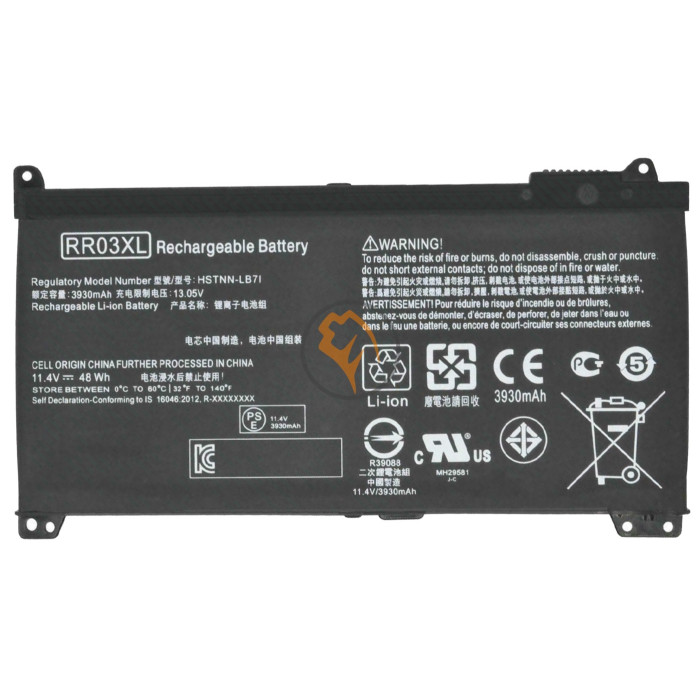 Акумуляторна батарея HP ProBook 450 G4 RR03XL 48Wh