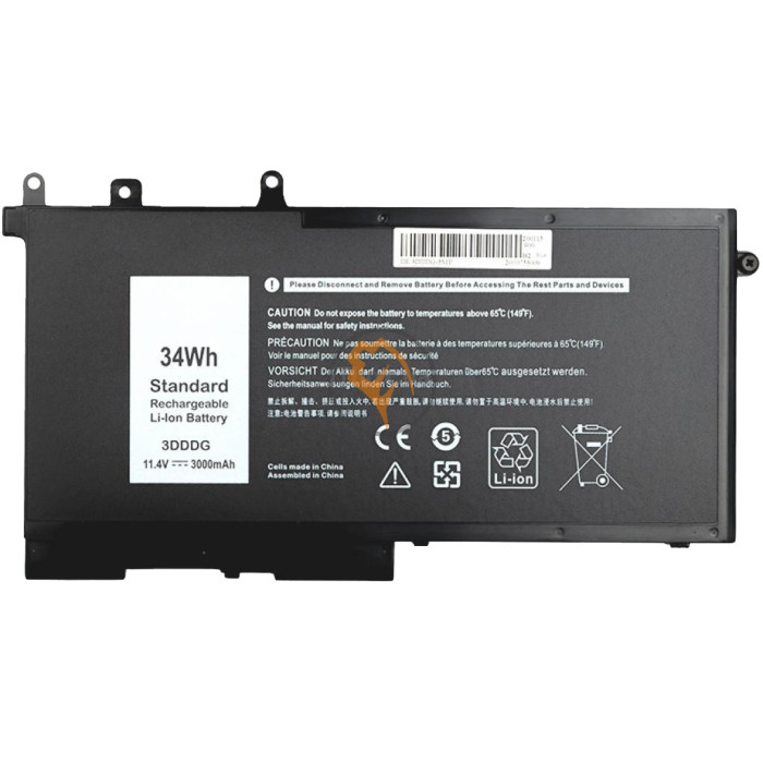 Акумуляторна батарея Dell Latitude E5280 3DDDG 34Wh