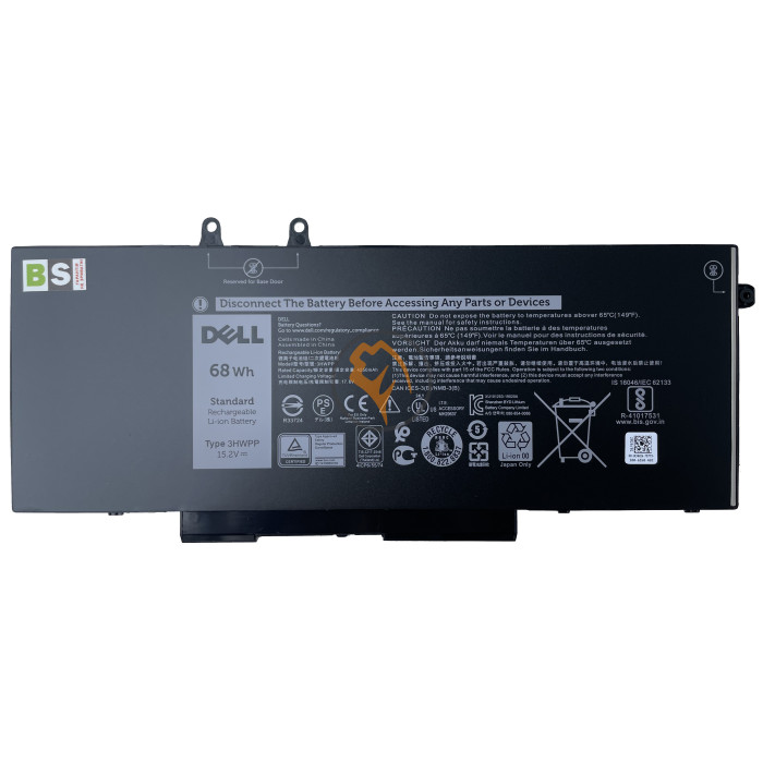 Оригінальна акумуляторна батарея Dell Latitude 5410 3HWPP 68Wh