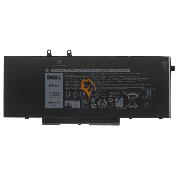 Оригінальна акумуляторна батарея Dell Latitude 5400 4GVMP 68Wh