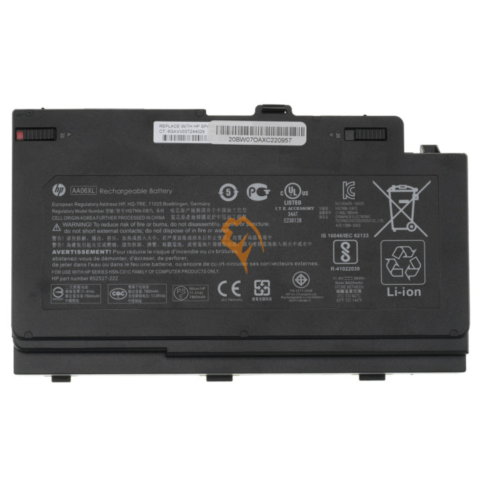 Оригінальна акумуляторна батарея HP ZBook 17 G4 AA06XL 96Wh