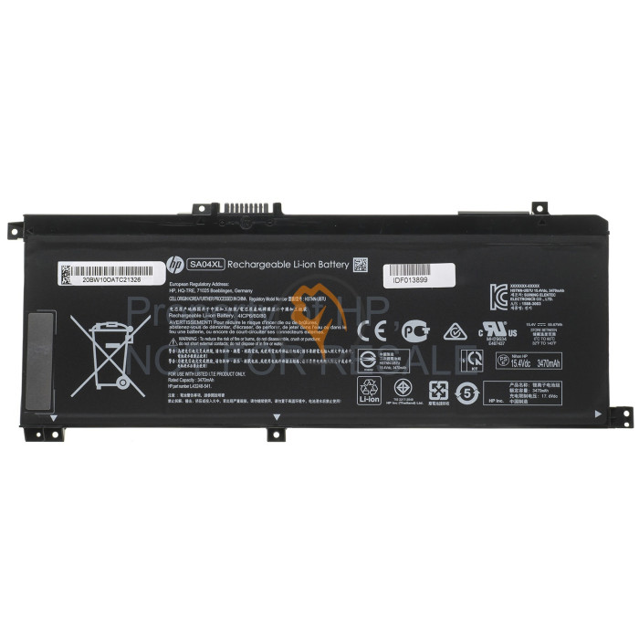 Оригінальна акумуляторна батарея HP Envy X360 SA04XL 55.67Wh