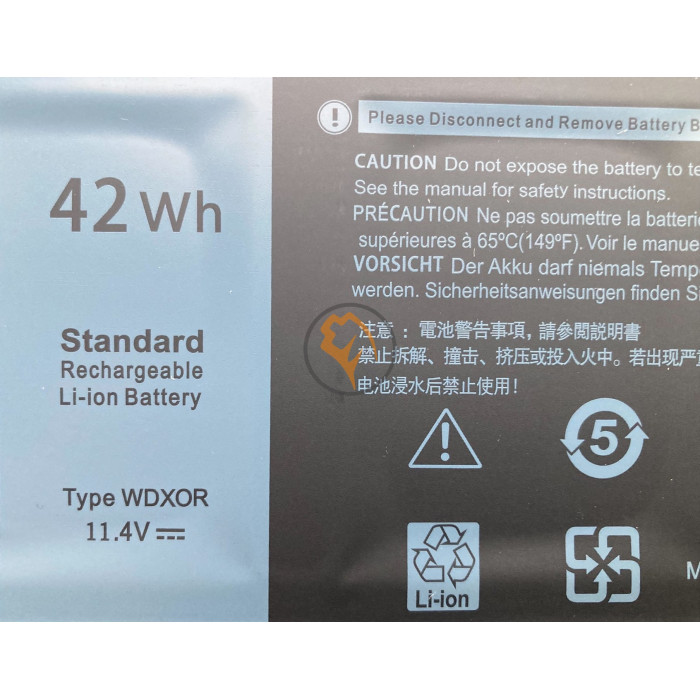 Акумуляторна батарея Dell Inspiron 15 WDX0R 3500mAh