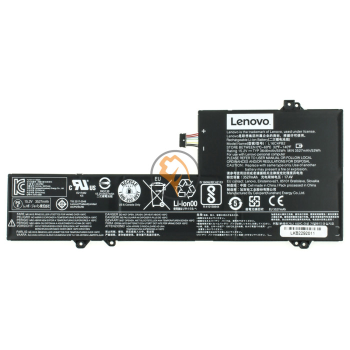Оригінальна акумуляторна батарея Lenovo IdeaPad 720S-15IKB L16M4PB2 55Wh
