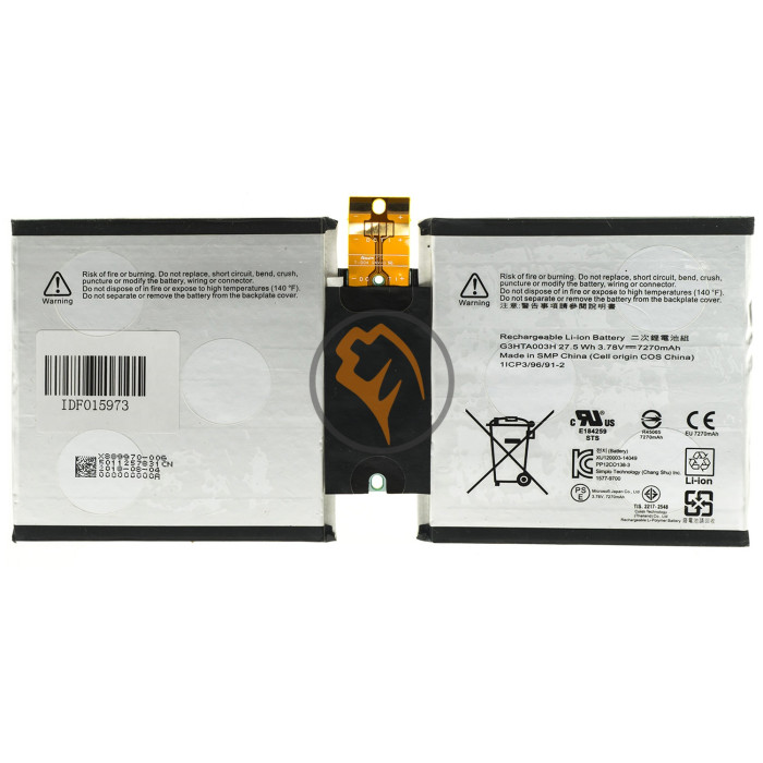 Оригінальна акумуляторна батарея Microsoft Surface 3 1645 G3HTA007H 27.5Wh