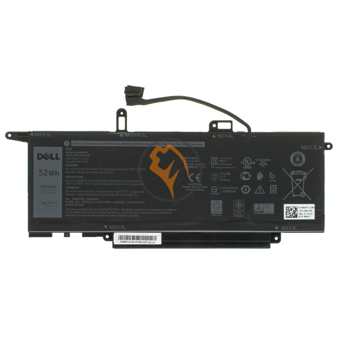Оригінальна акумуляторна батарея Dell Latitude 9410 NF2MW 52Wh