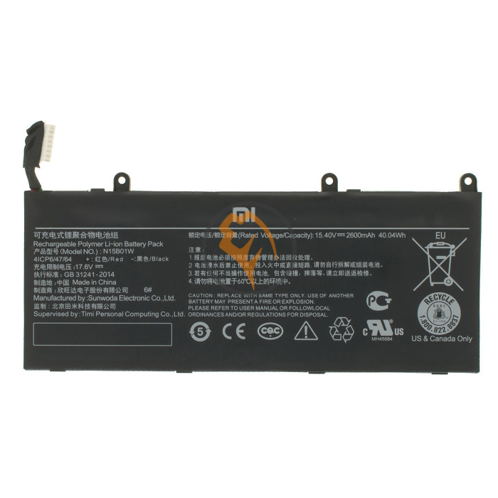 Оригінальна акумуляторна батарея Xiaomi Mi Gaming 15.6 N15B01W 40.04Wh