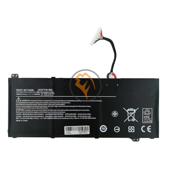 Акумуляторна батарея Acer AC14A8L Aspire VN7-571 4605mAh