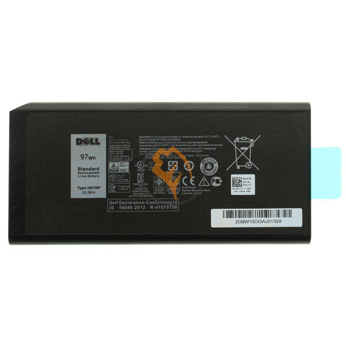 Оригінальна акумуляторна батарея Dell Latitude E5414 DKNKD 97Wh