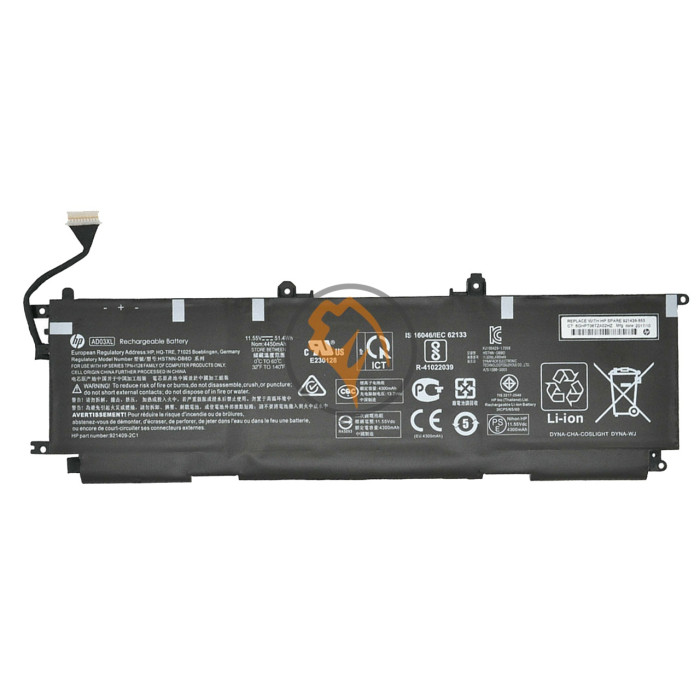 Оригінальна акумуляторна батарея HP Envy 13-AD AD03XL 51.4Wh