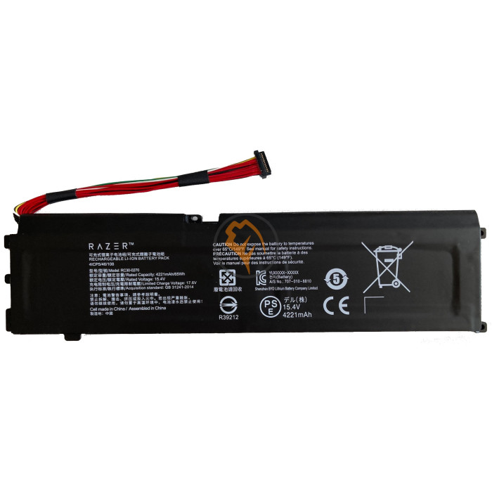 Оригінальна акумуляторна батарея RAZER Blade 15 RZ09-03006 RC30-0270 65Wh