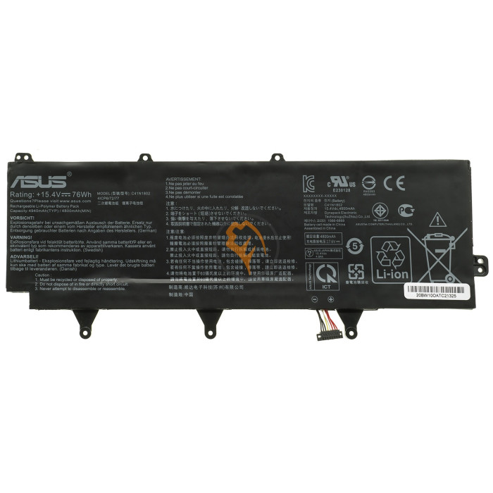 Оригінальна акумуляторна батарея Asus Zephyrus GX701 C41N1802 76Wh