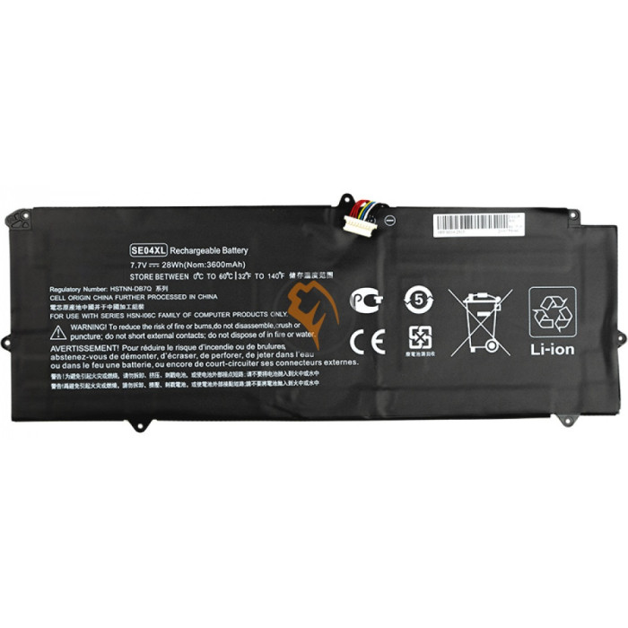 Акумуляторна батарея HP Pro X2 612 G2 SE04XL 3600mah
