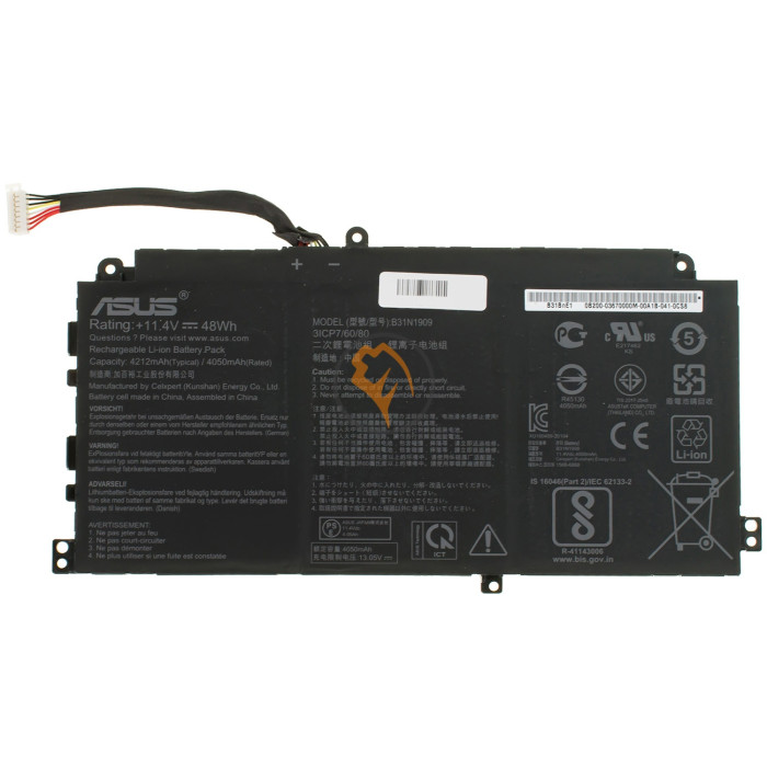 Оригінальна акумуляторна батарея Asus ExpertBook P2 P2451FA B31N1909 48Wh