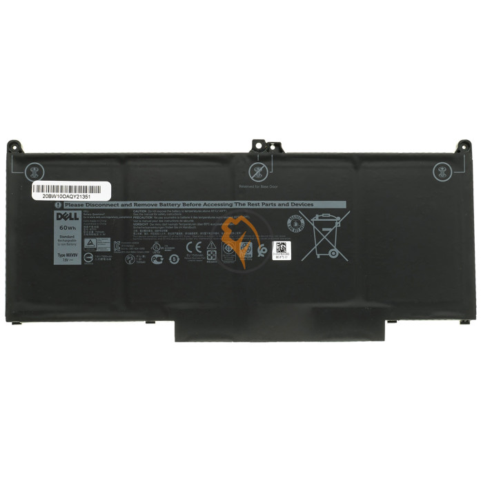 Оригінальна акумуляторна батарея Dell Latitude 5310 MXV9V 60Wh