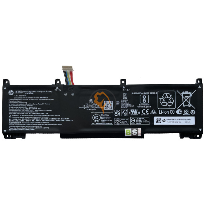 Оригінальна акумуляторна батарея HP ProBook 430 G8 RH03XL 45Wh