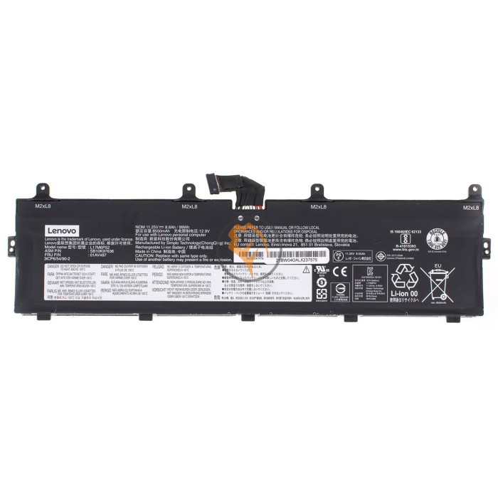 Оригінальна акумуляторна батарея Lenovo ThinkPad P72 L17M6P52 99Wh