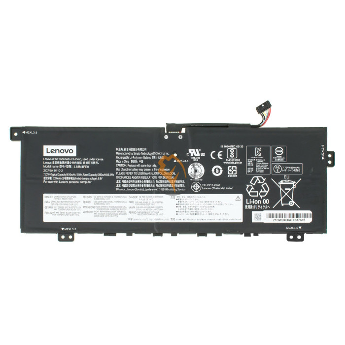 Оригінальна акумуляторна батарея Lenovo YOGA C740-14IML L18L4PE0 51Wh