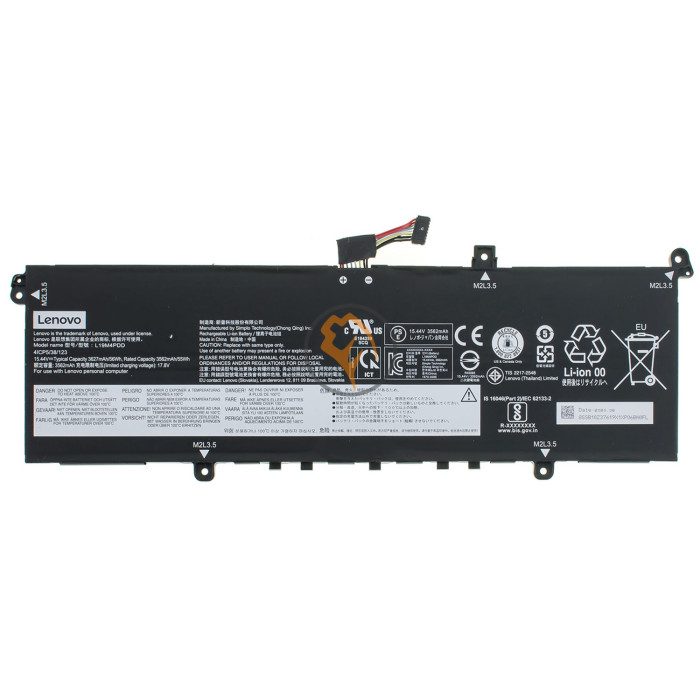 Оригінальна акумуляторна батарея Lenovo ThinkBook 13s G2 ITL L19M4PDD 56Wh