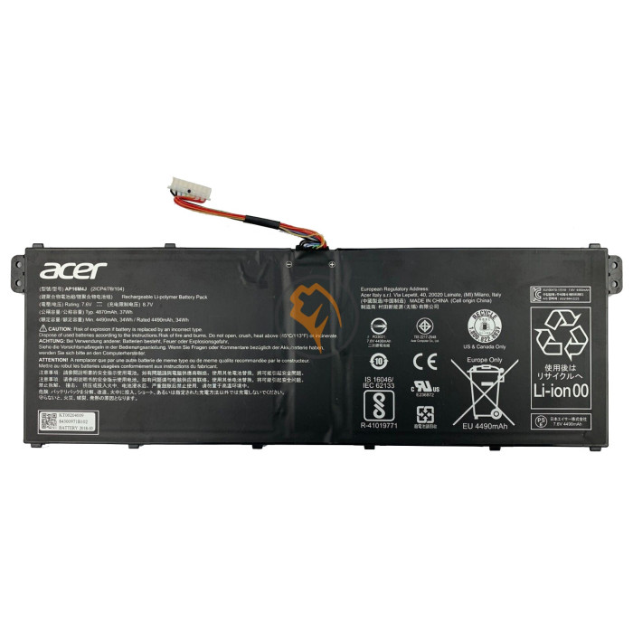 Оригінальна акумуляторна батарея Acer Aspire 3 A315-42 AP16M4J 37Wh